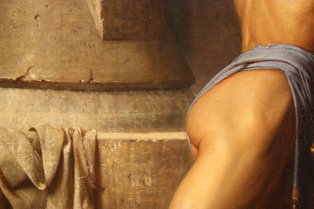 Sansone e i Filistei - Statens Museum for Kunst, Copenhagen, dettaglio